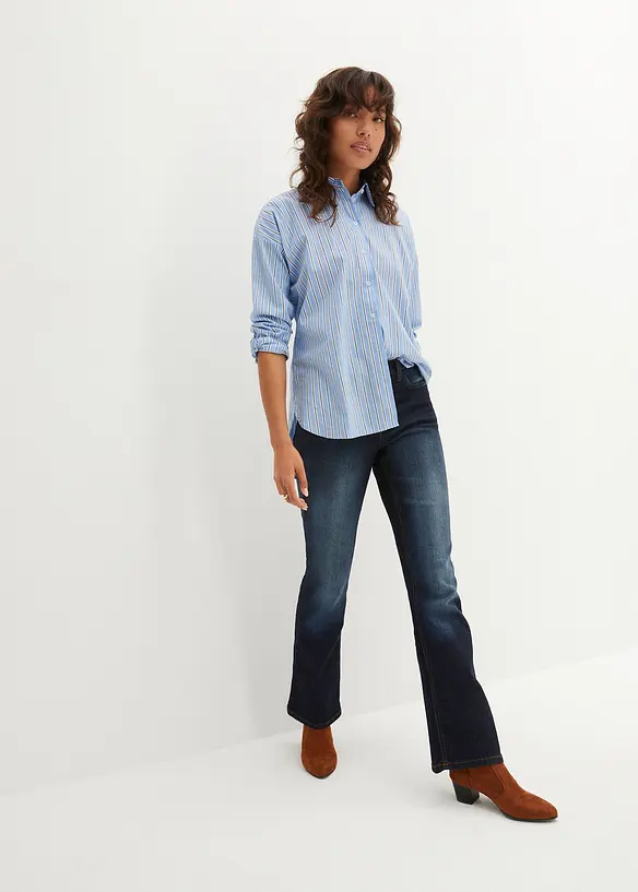 bonprix Bootcut Jeans Mid Waist, Stretch JETZT KAUFEN