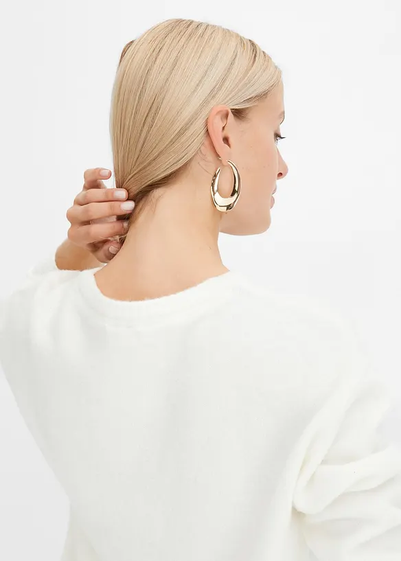 bpc bonprix collection Rundhalspullover mit überschnittener Schulter im Angebot