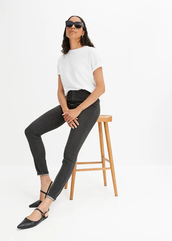 John Baner JEANSWEAR Skinny Jeans High Waist, Stretch Kostenloser Versand