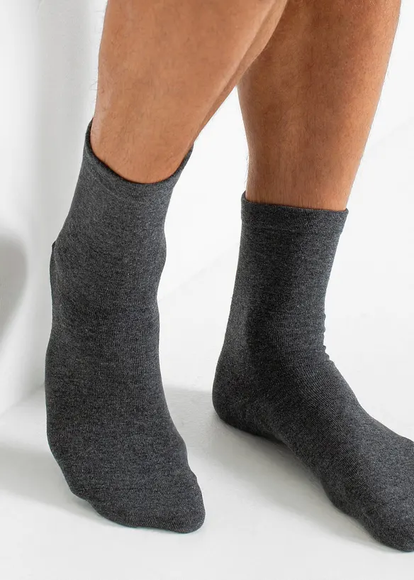 bonprix Socken mit druckfreiem Bündchen mit Bio Baumwolle (4er Pack) Online Outlet