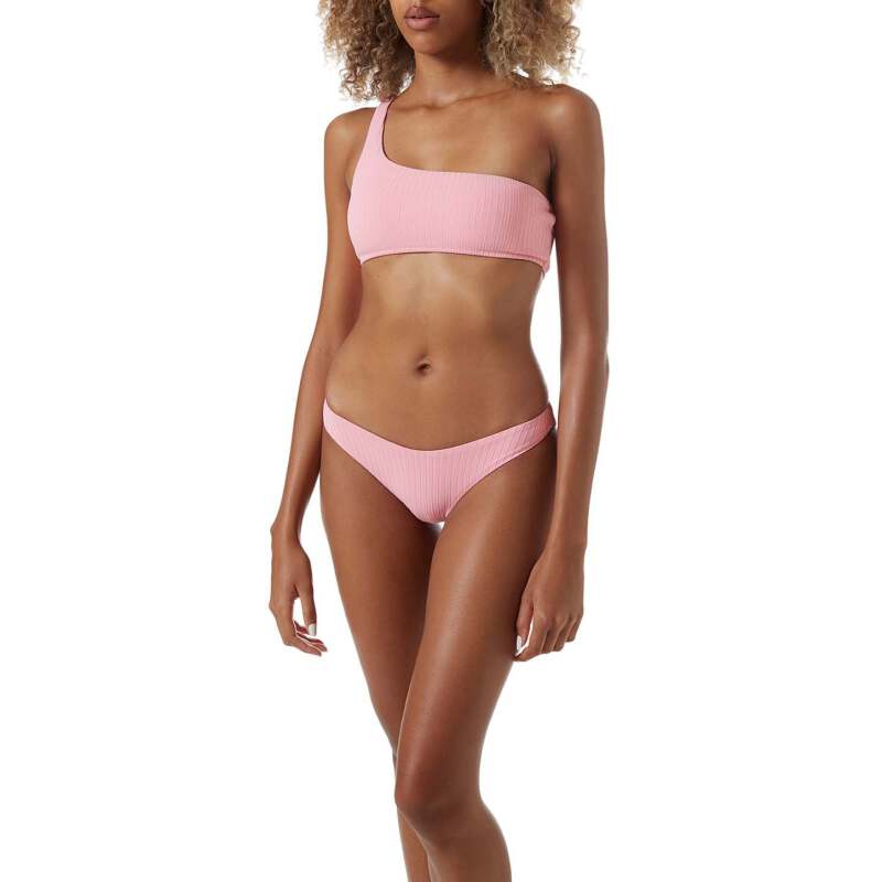 BIKINIS Toulouse Padded Bikini Blush Ribbed Neueste Mode