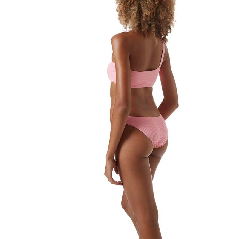 BIKINIS Toulouse Padded Bikini Blush Ribbed Neueste Mode