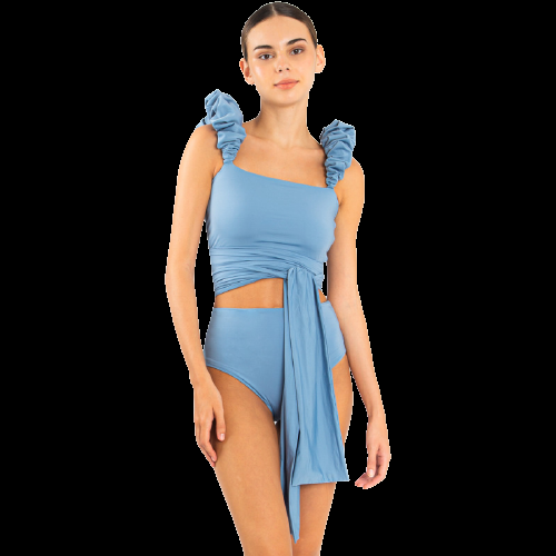 BIKINIS Duna Bikini Steel Blue Große Rabatte