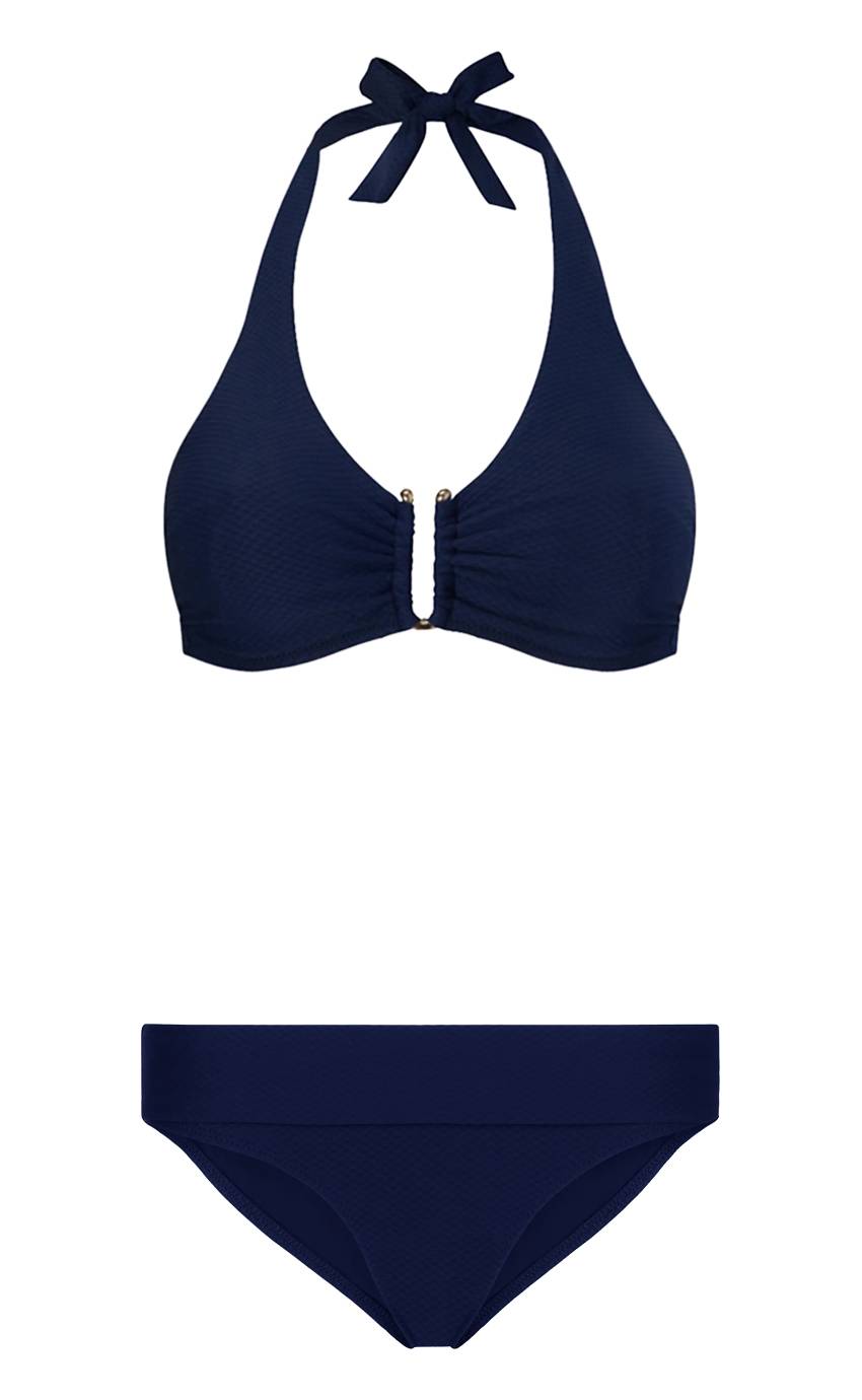 BIKINIS Core D-G U Bar Bügel Bikini Dunkelblau VIP-Rabatte