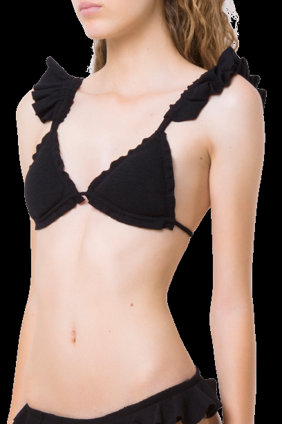 BIKINIS Laven Padded Triangel Bikini Schwarz Tiefpreis