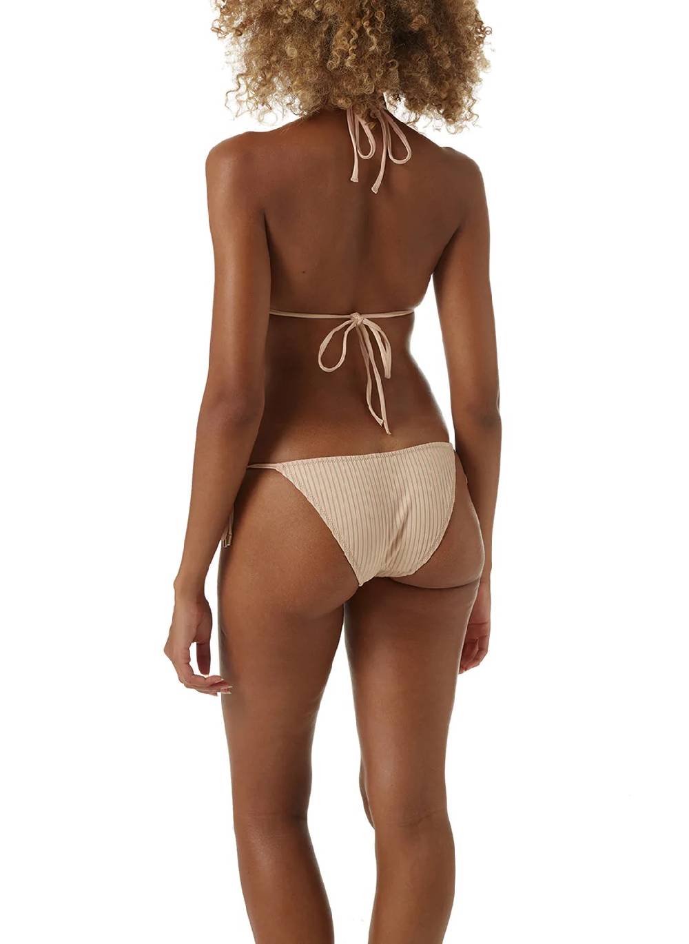 BIKINIS Miami Padded Triangel Bikini Tan Ribbed Fabrikladen