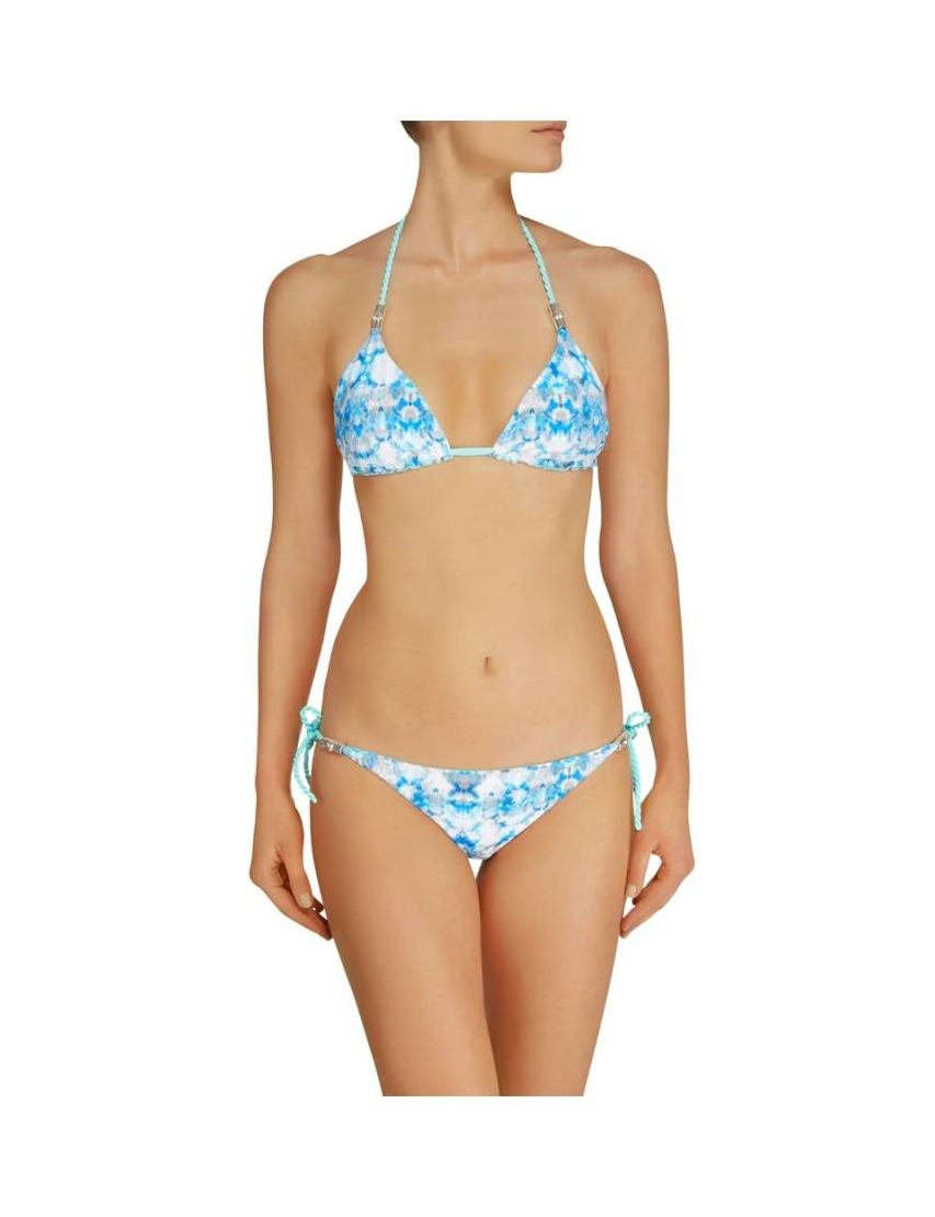 BIKINIS Greater Palm Springs Padded Wende-Triangel-Bikini Neueste Mode
