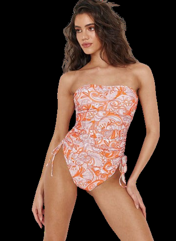 NEUHEITEN Sydney Padded Badeanzug Mirage Orange Versandkostenfrei