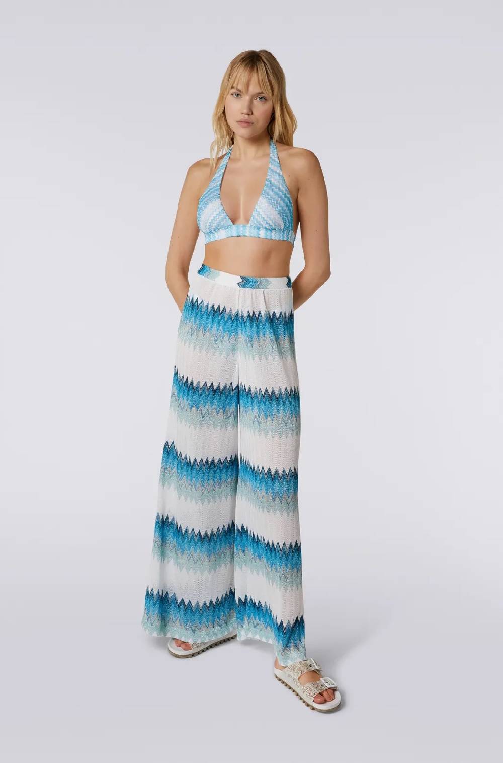 RESORTWEAR Hose Blau Weihnachtsangebot
