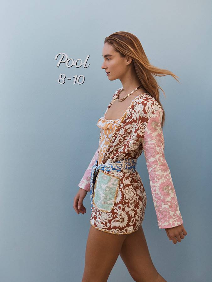 RESORTWEAR Folk Spliced Jacke Jubiläumsangebot