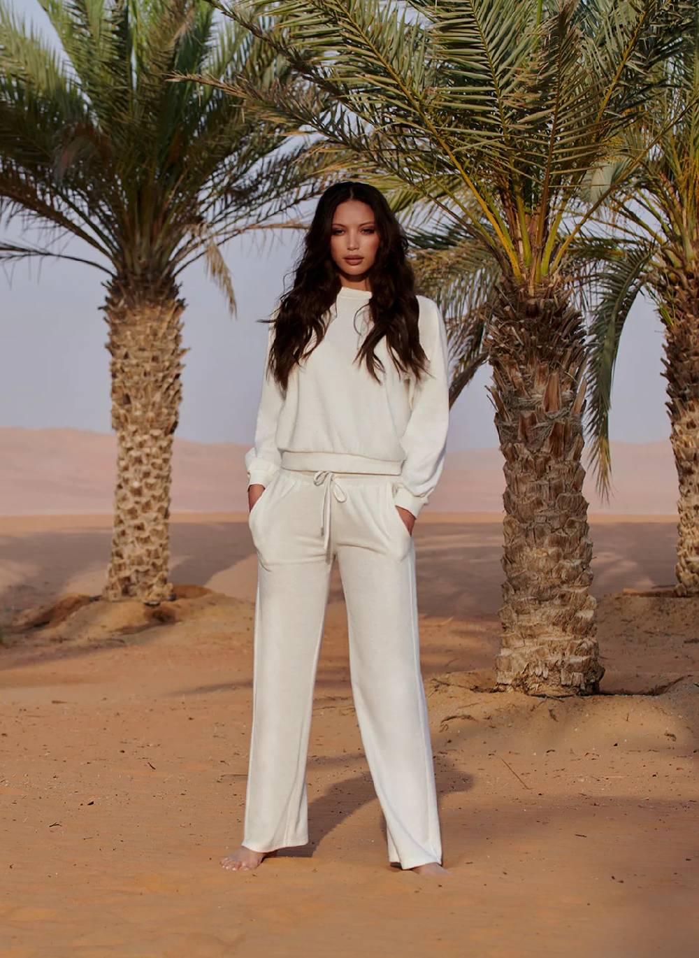 RESORTWEAR Betty Hose White Speichern exportieren