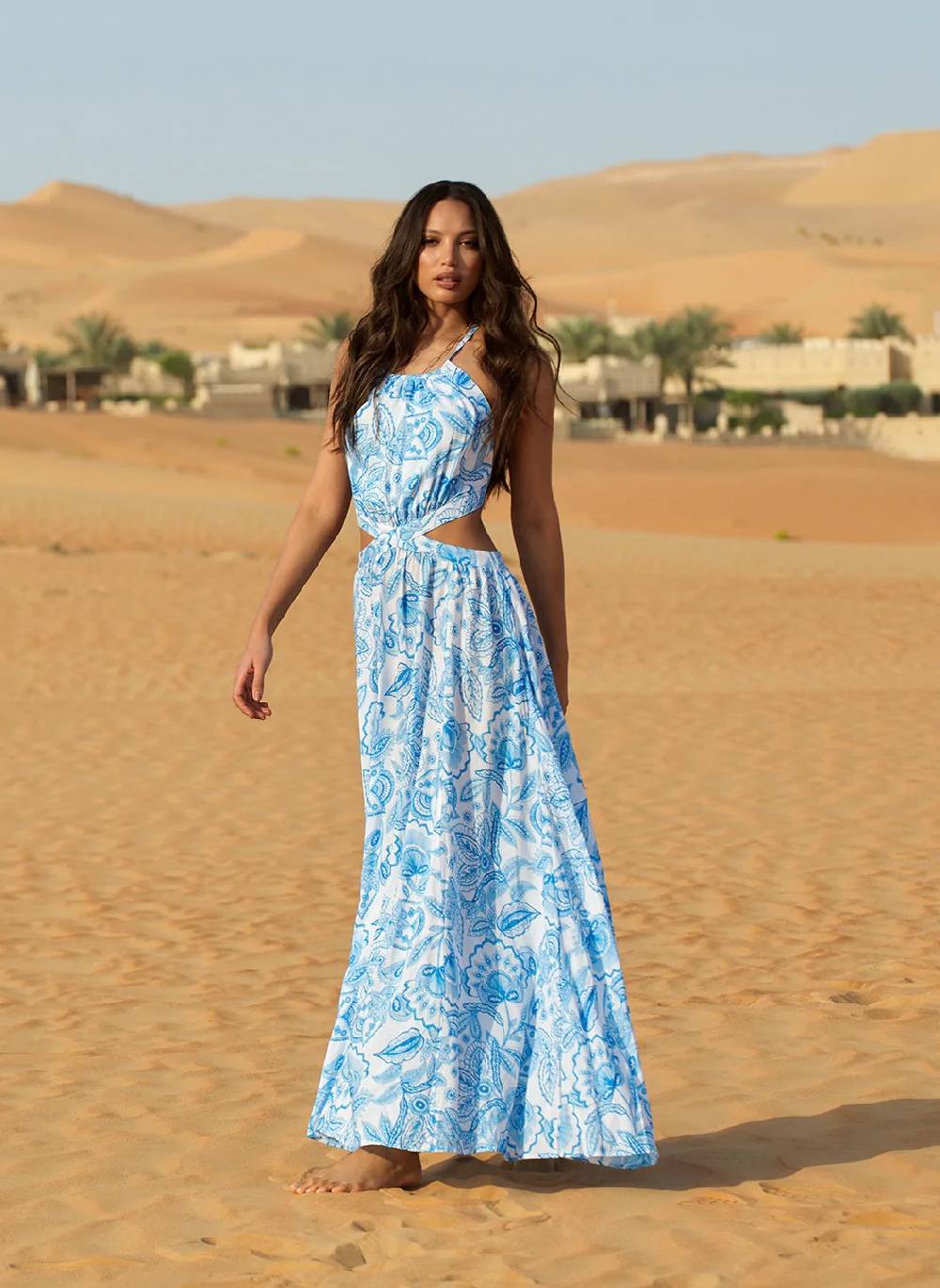 NEUHEITEN Arabella Maxikleid Ceramic zollfrei