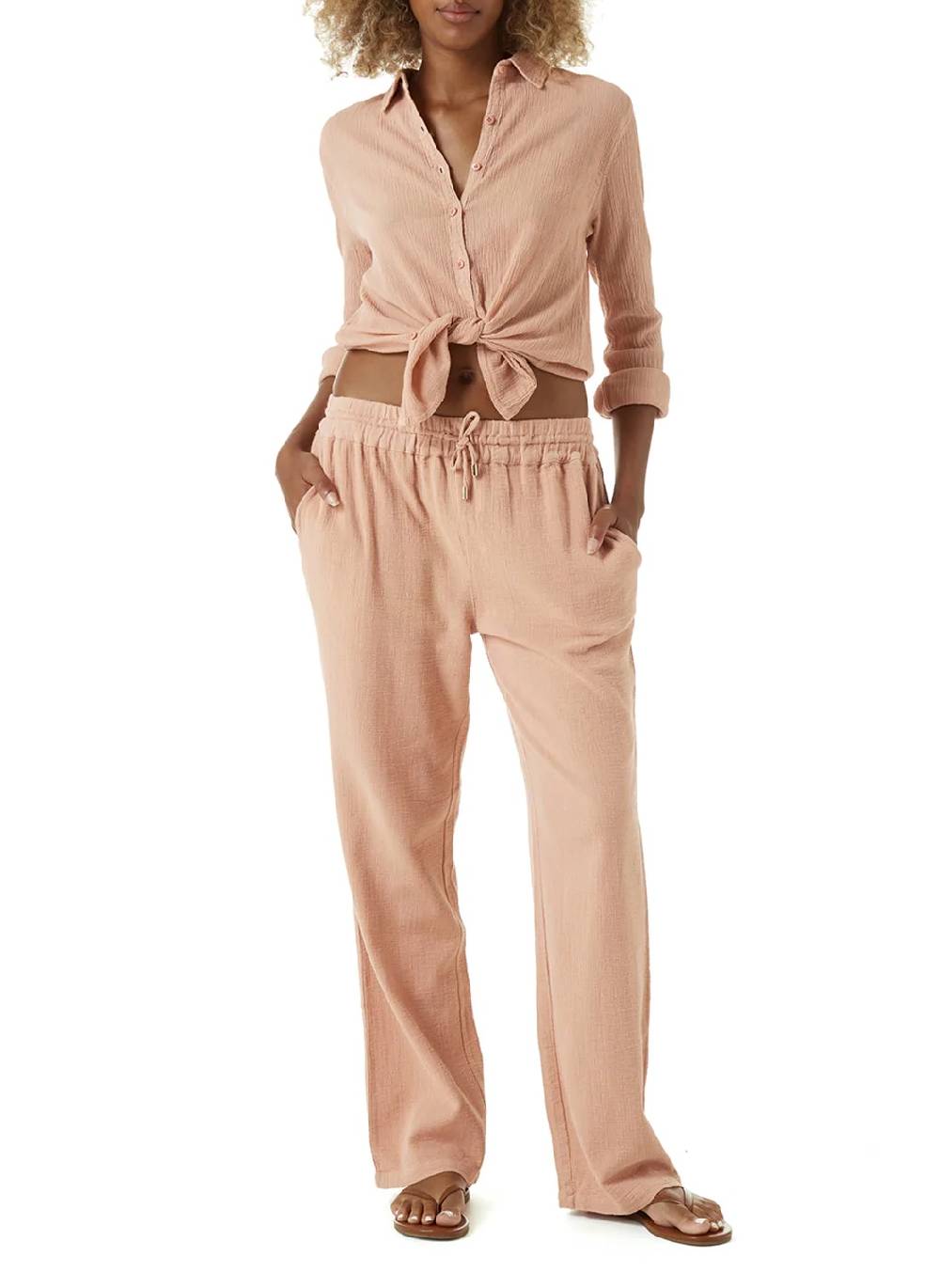 RESORTWEAR Krissy Hose Tan Schlussverkauf
