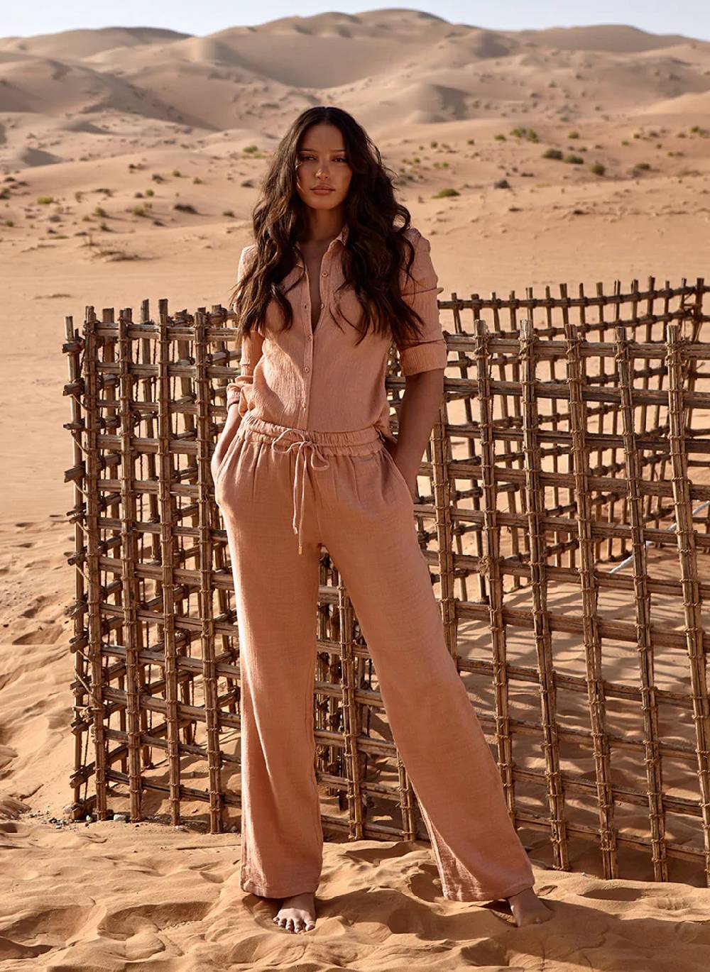 RESORTWEAR Tina Bluse Tan Günstiger Verkauf