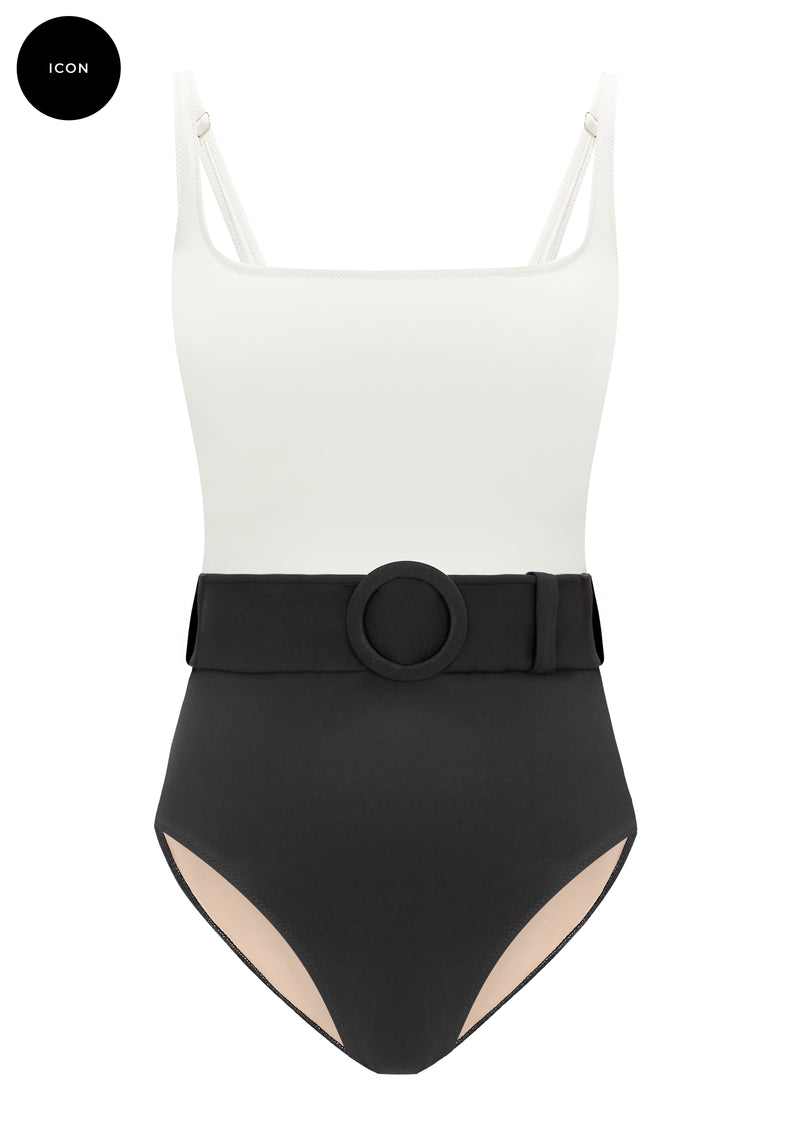 NEUHEITEN Cassandra Badeanzug Black/Creme Black Friday