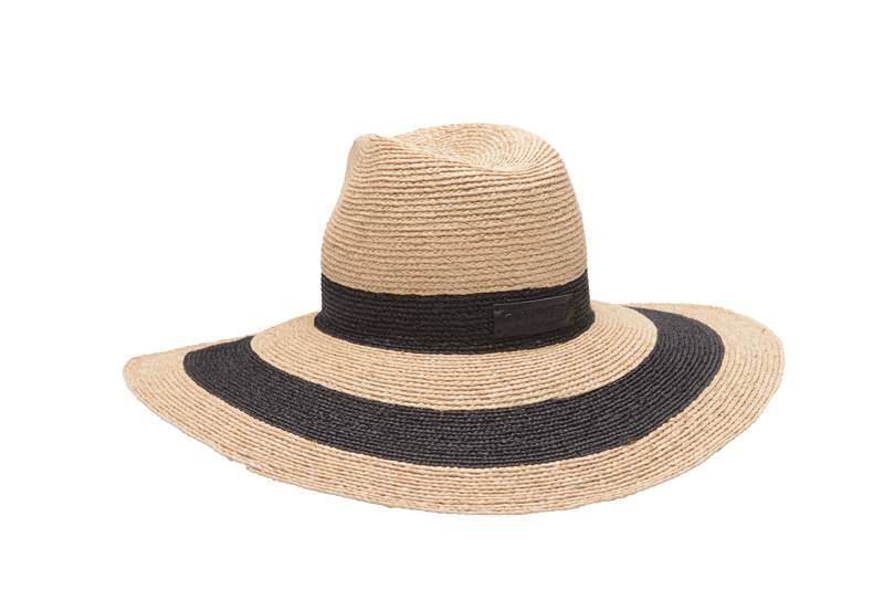 ACCESSOIRES Scirocco Hut Natur/Schwarz Jubiläumsangebot