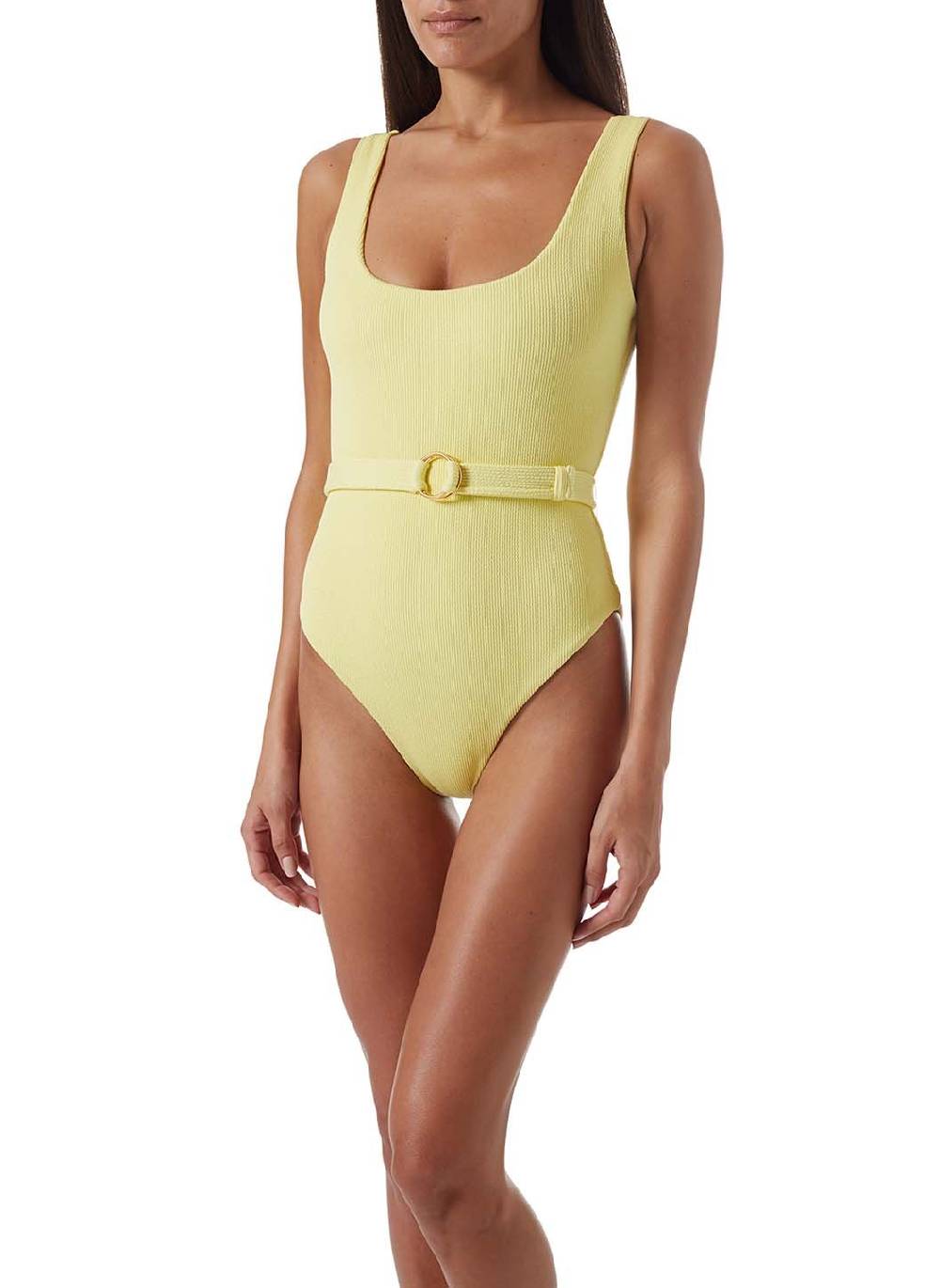 NEUHEITEN Rio Badeanzug Ridges Yellow Zeitlich begrenztes Angebot