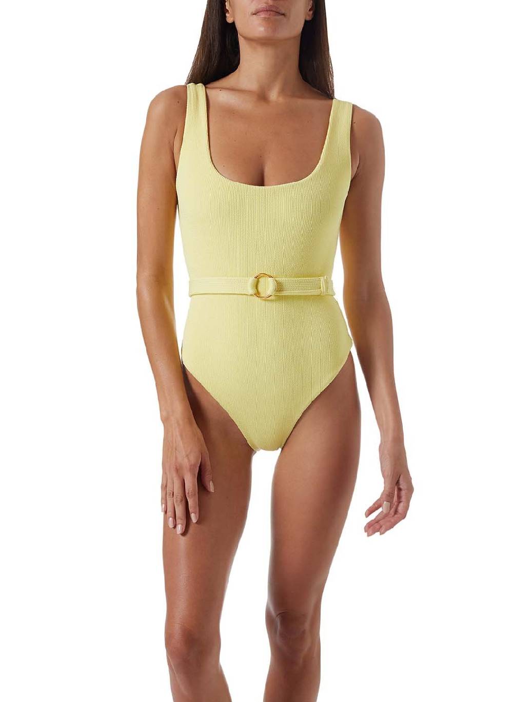 NEUHEITEN Rio Badeanzug Ridges Yellow Zeitlich begrenztes Angebot
