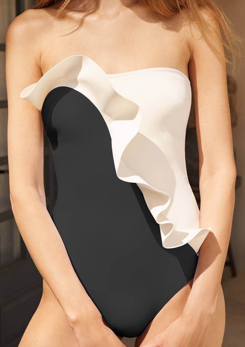 NEUHEITEN Pavana Badeanzug Black/Creme Räumungsverkauf