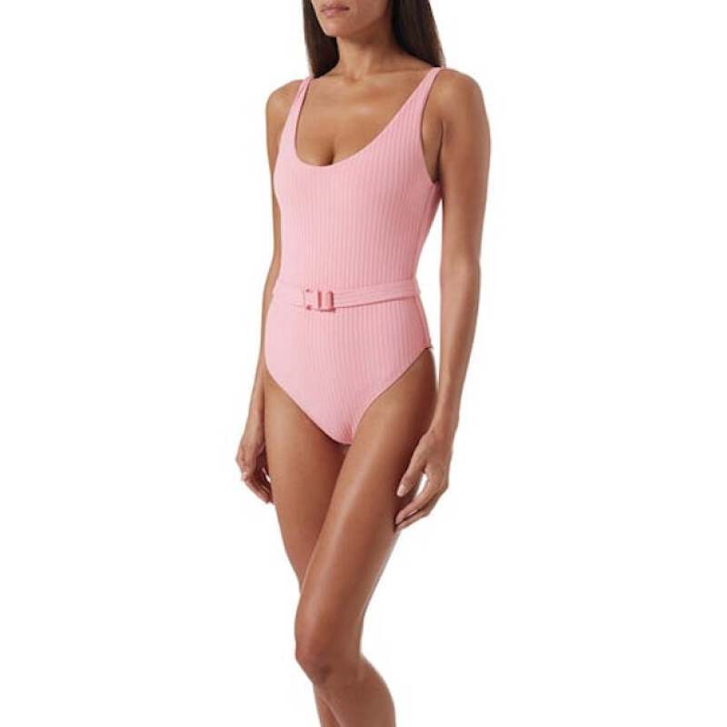NEUHEITEN St Tropez Badeanzug Blush Ribbed Bis zu 55% Rabatt