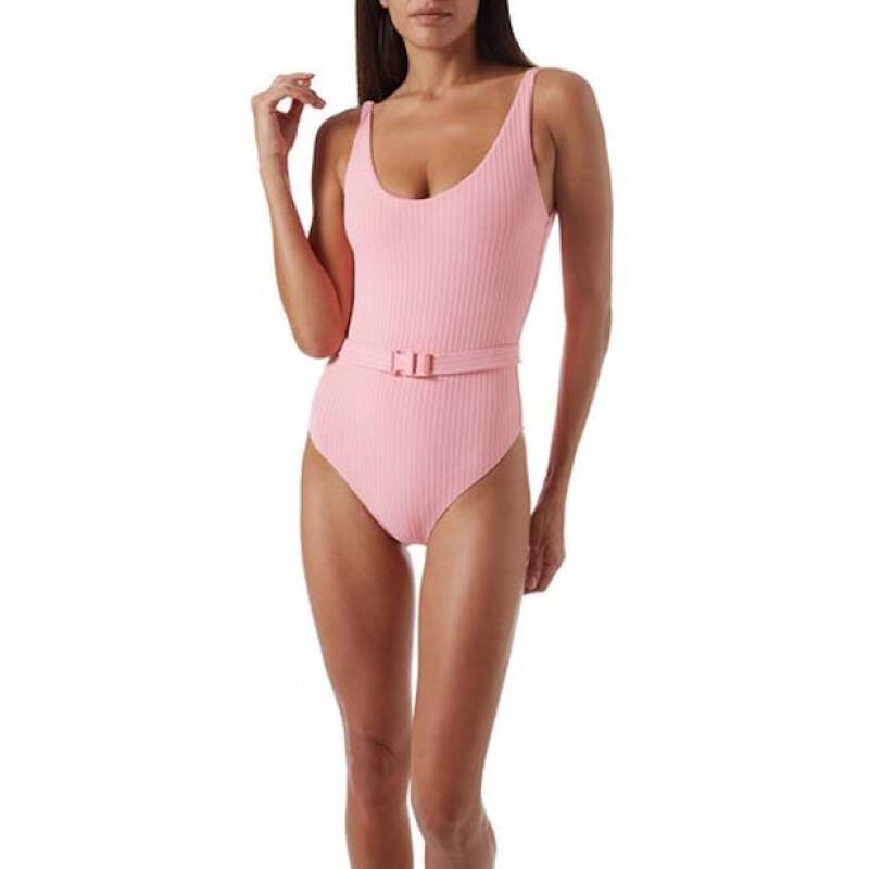 NEUHEITEN St Tropez Badeanzug Blush Ribbed Bis zu 55% Rabatt