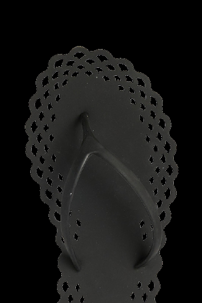 ACCESSOIRES Doily Flipflop Schwarz Verkauf