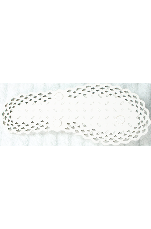 ACCESSOIRES Doily Flipflop Weiß im Angebot