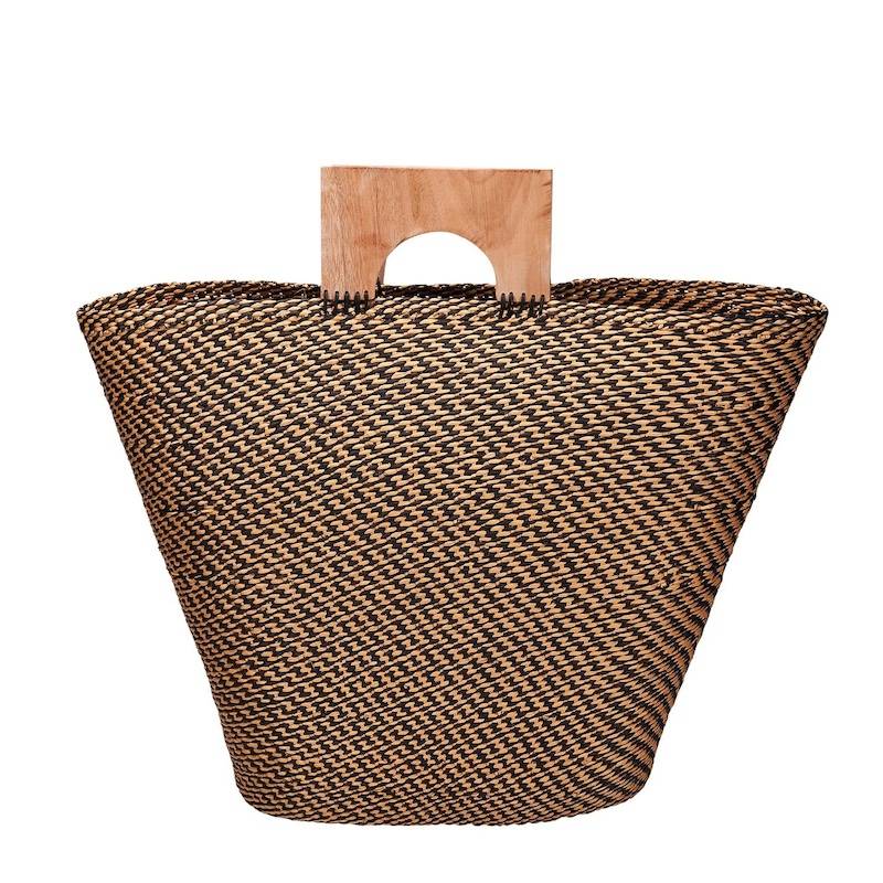 ACCESSOIRES Sua Tasche Natur/Schwarz Schlussverkauf