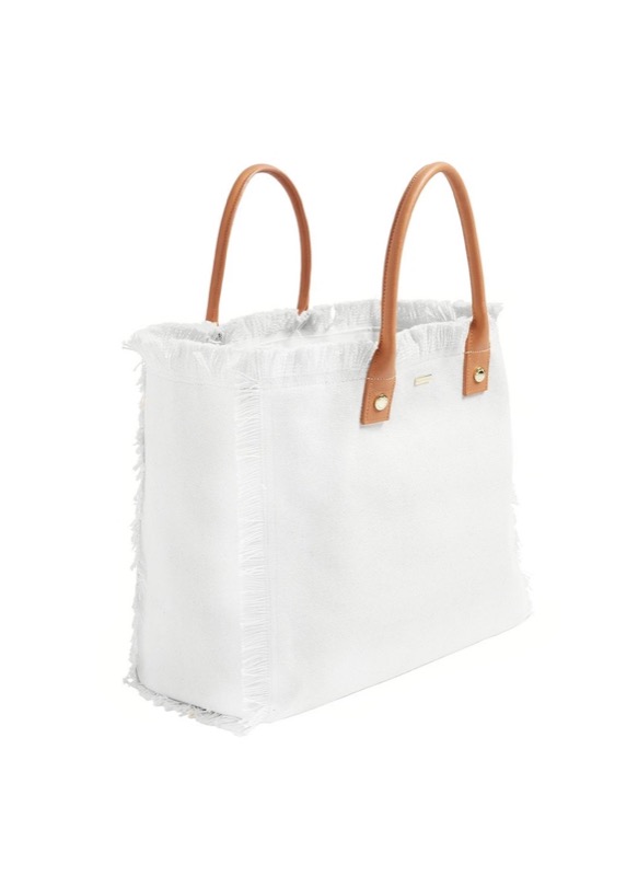 ACCESSOIRES Cap Ferrat Tote Weiß Fabrik Onlineshop
