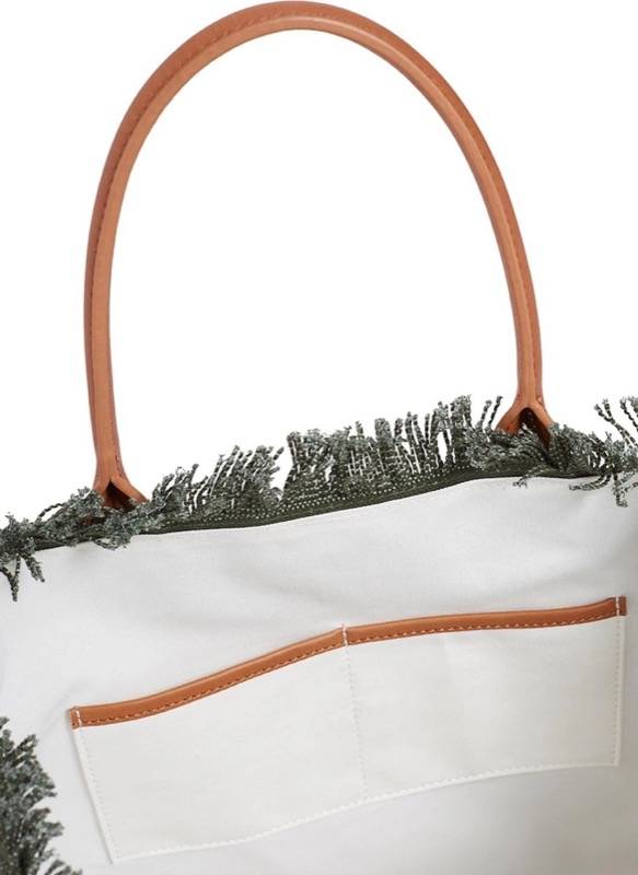 ACCESSOIRES Cap Ferrat Tote Olive Fabrikpreis