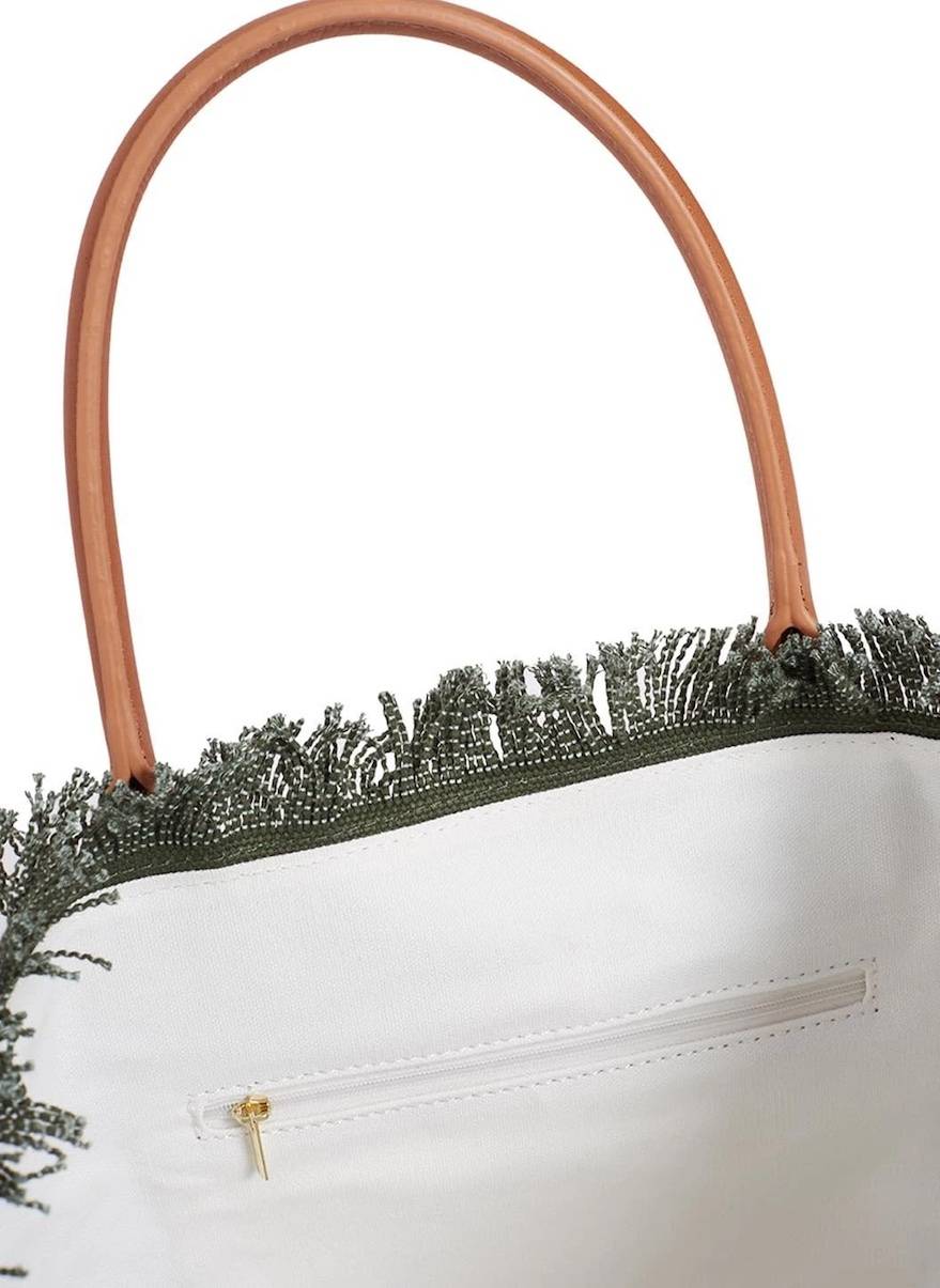 ACCESSOIRES Cap Ferrat Tote Olive Fabrikpreis