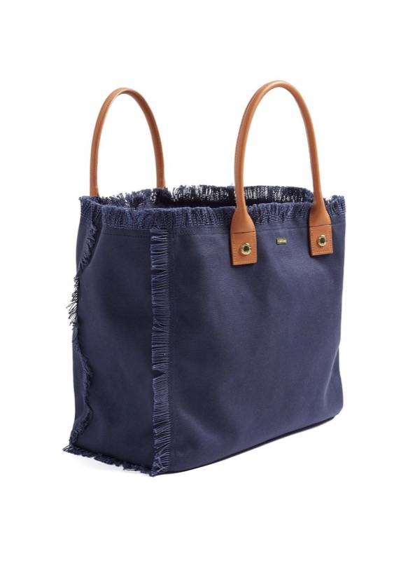 ACCESSOIRES Cap Ferrat Tote Navy Sonderangebot