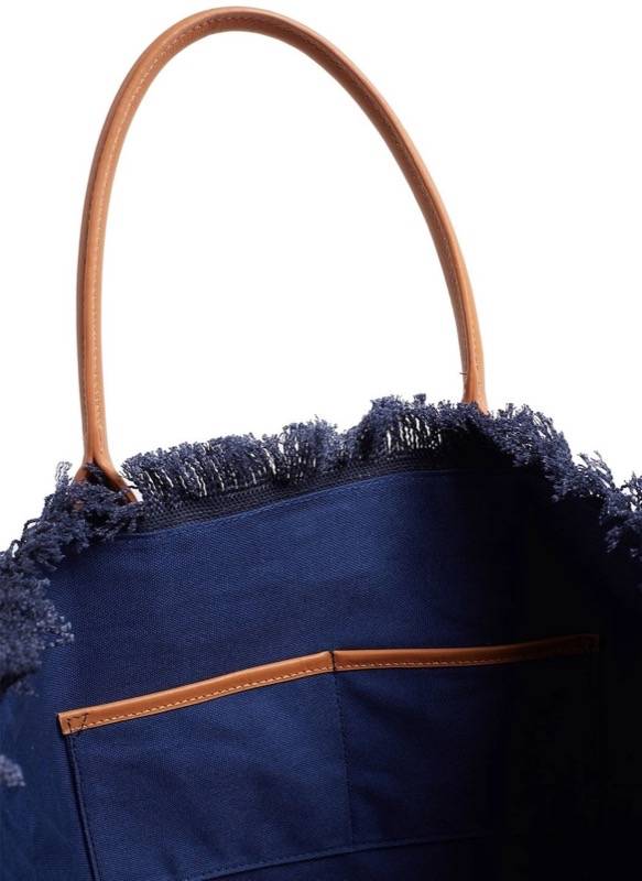 ACCESSOIRES Cap Ferrat Tote Navy Sonderangebot