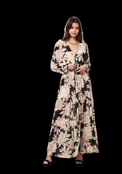 NEUHEITEN Talia Kleid Belikka Schwarz Saisonschlussverkauf