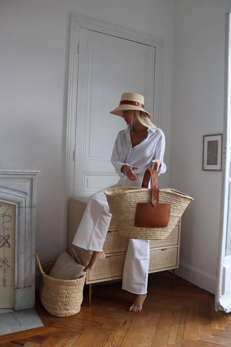 ACCESSOIRES Tulum Korbtasche Cognac Neueste Stile