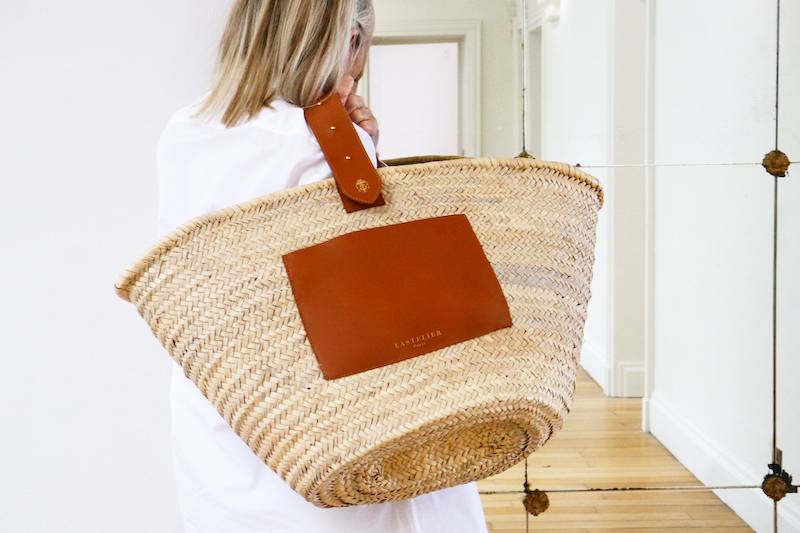 ACCESSOIRES Tulum Korbtasche Cognac Neueste Stile