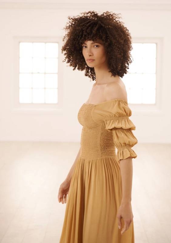 RESORTWEAR Lora Kleid Sand Begrenzt auf 3 Tage