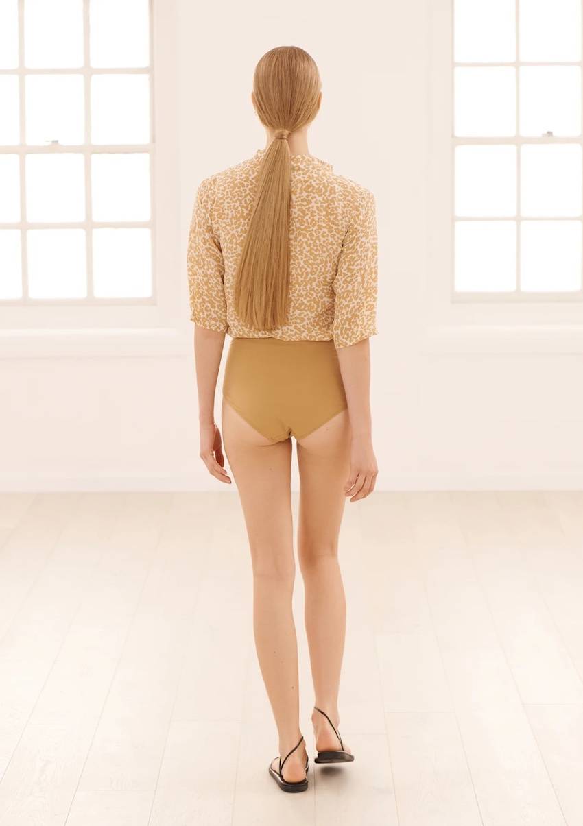 RESORTWEAR Diana Bluse Dotty Sand Im Verkauf