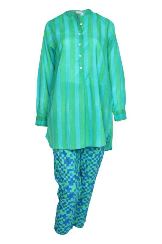 SALE Bijal Riviera Bluse grün Auslauf