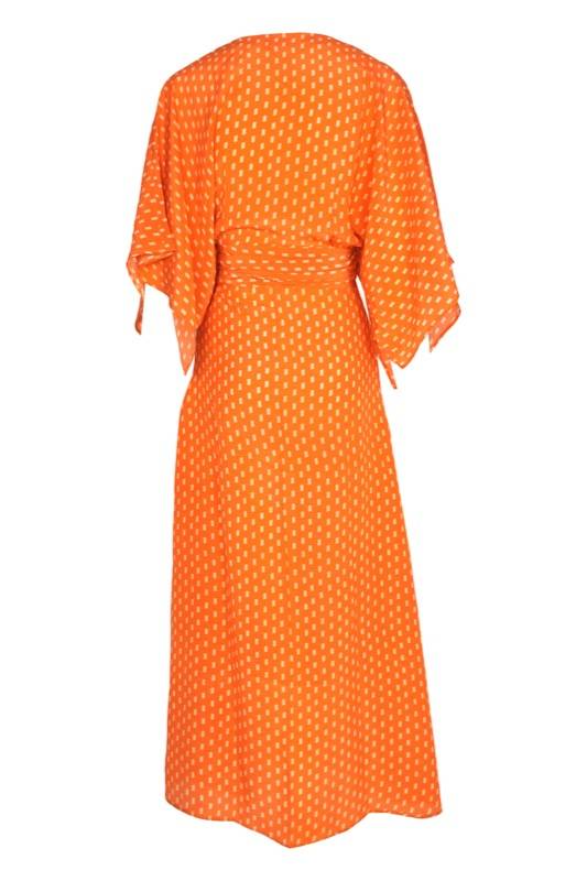 RESORTWEAR Modica Wickelkleid aus Seide Schlussverkauf
