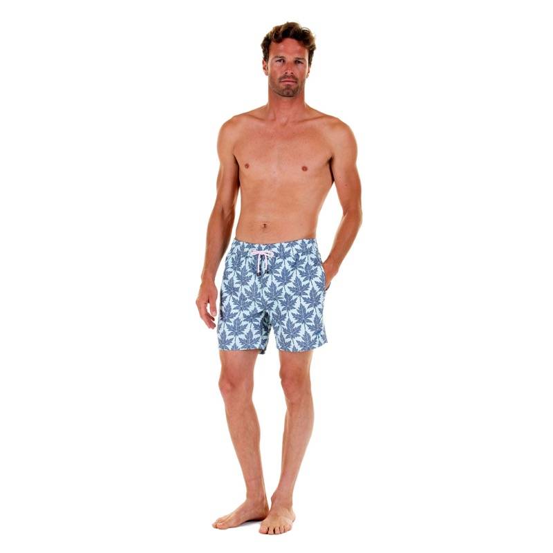 HERREN Badehose Papaya grau Top Angebot
