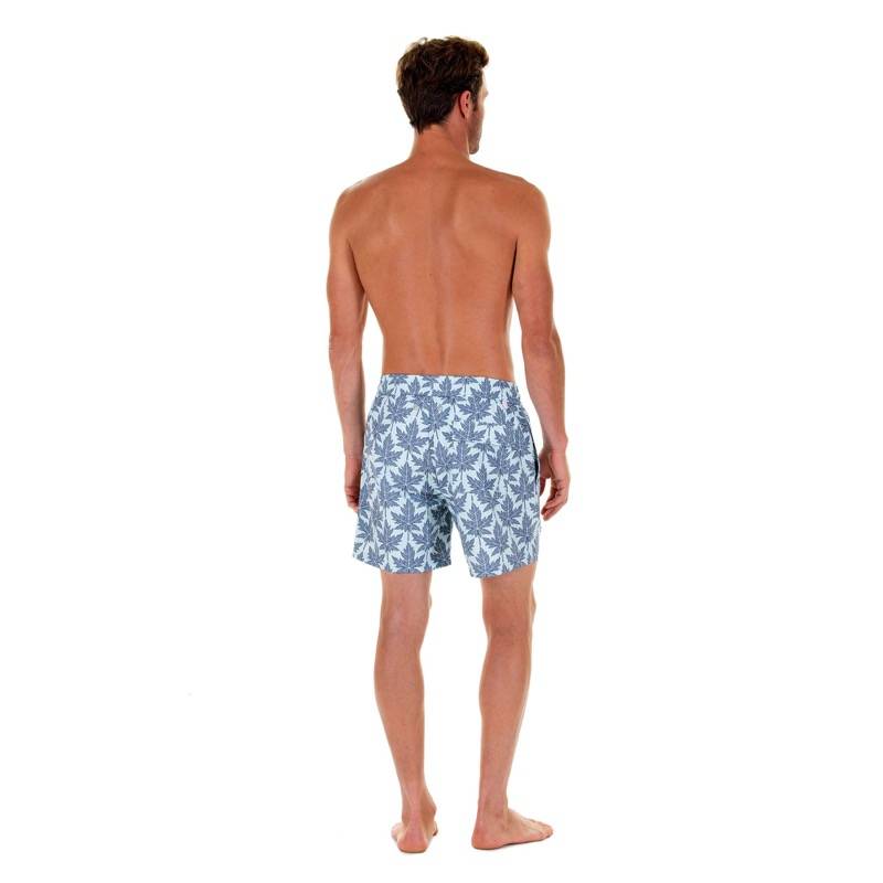 HERREN Badehose Papaya grau Top Angebot