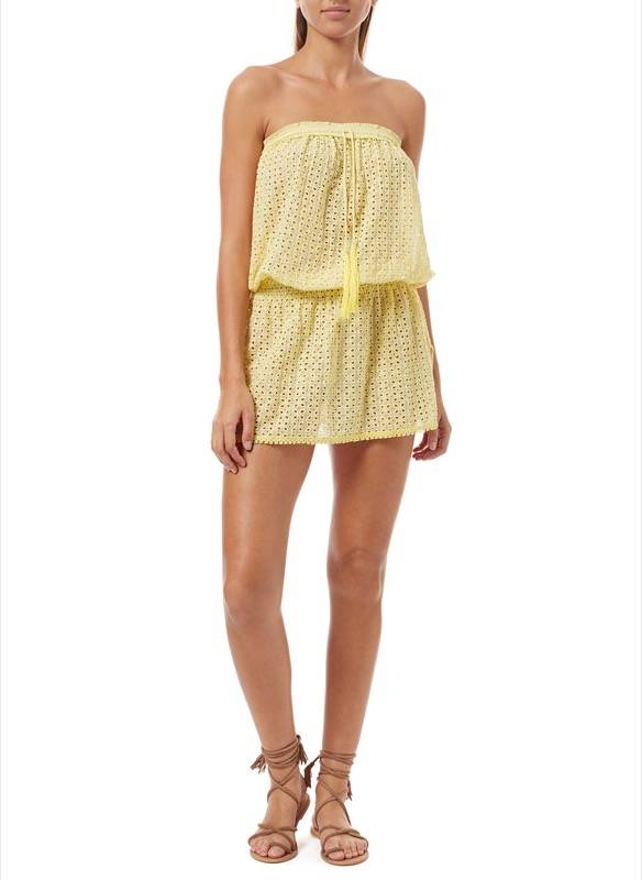 RESORTWEAR Adela Bandeau Kleid in gelb Riesige Ersparnisse