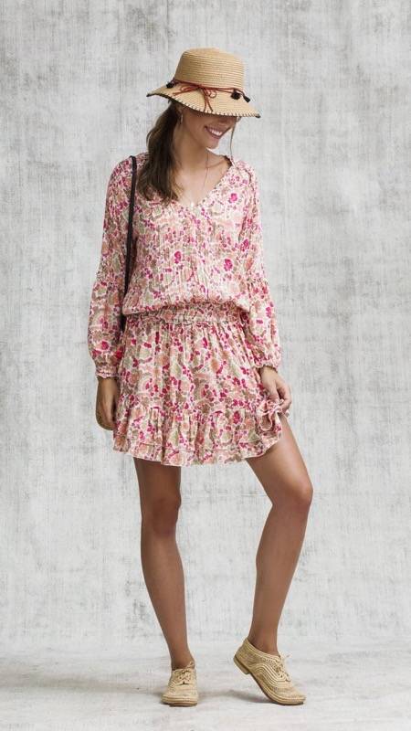 SALE Ilona Minikleid in Pink Yvonne Neueste Stile