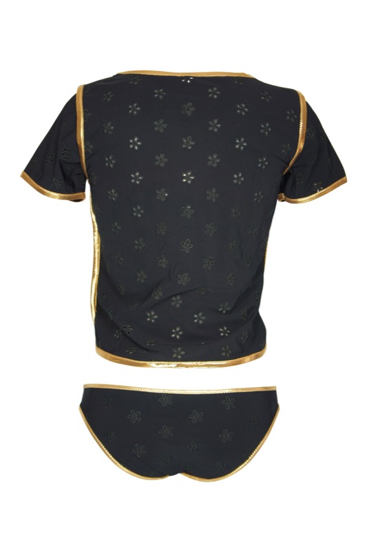 SALE Surfrider Beach Top mit Bikini Slip Black Riesige Rabatte