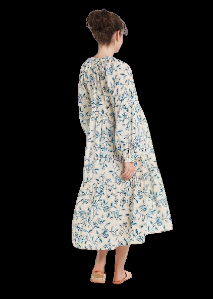SALE Jaya Birdsong Kleid Off-White Clearance-Verkauf