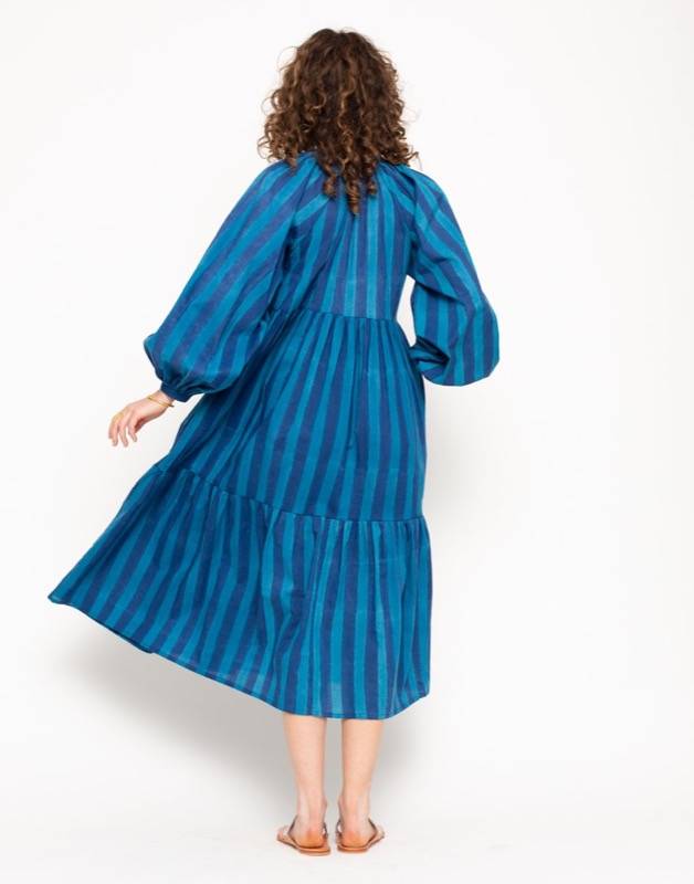 SALE Jaya Riviera Kleid blau Limitierter Zeitrabatt