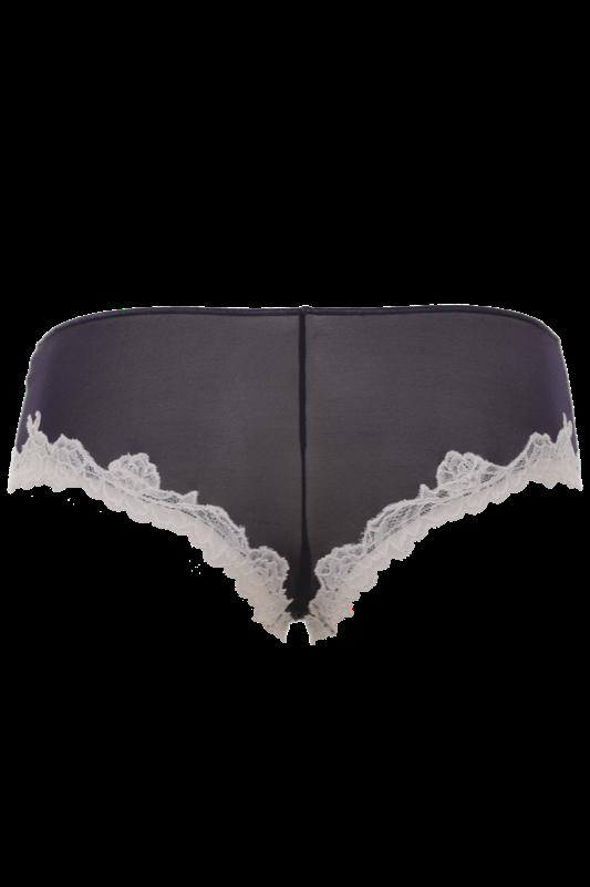 LINGERIE Baltimora Panty in Navy mit puderfarbener Spitze Riesige Ersparnisse