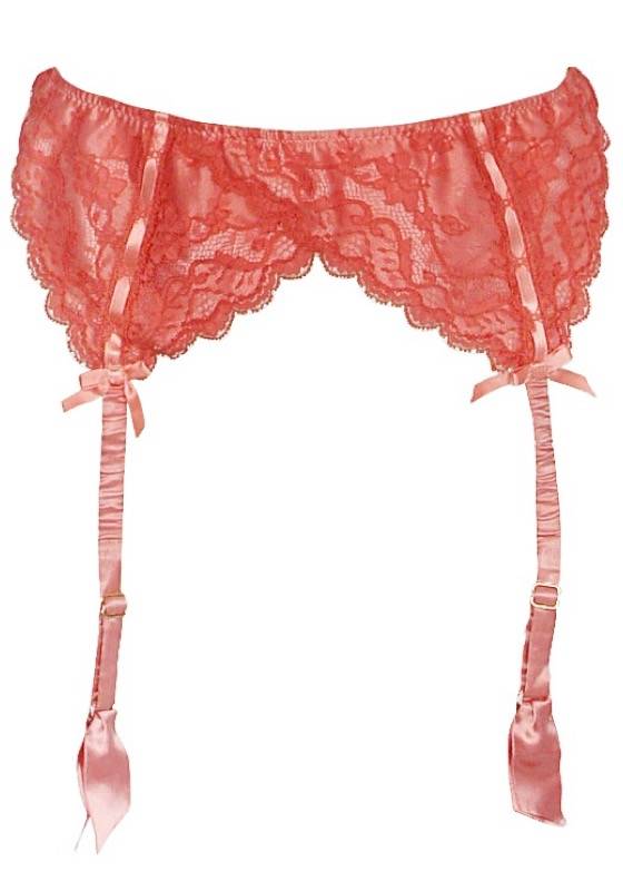 LINGERIE Suspender Belt aus Seide Schlussverkauf