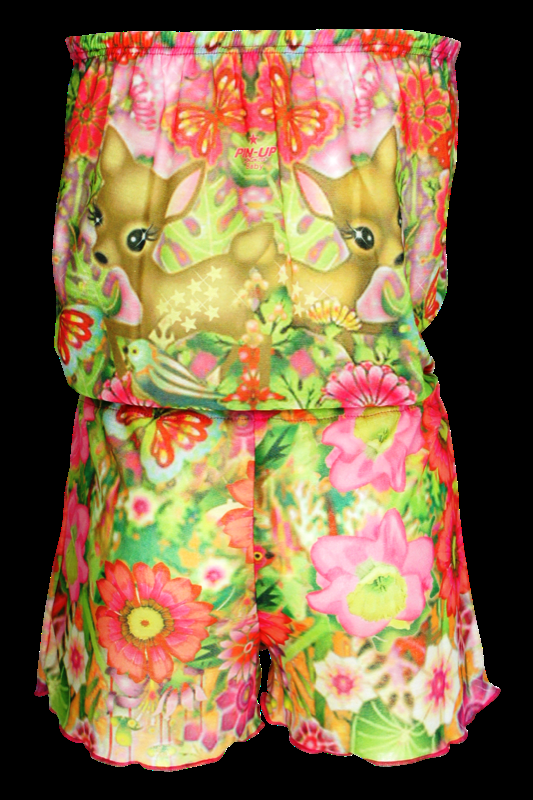 KINDER Baby Jumpsuit Bambi in pink Tiefpreis
